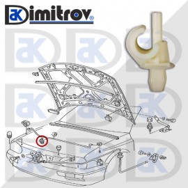 Щипка щека преден капак Seat Alhambra Volkswagen Golf III Sharan Vento